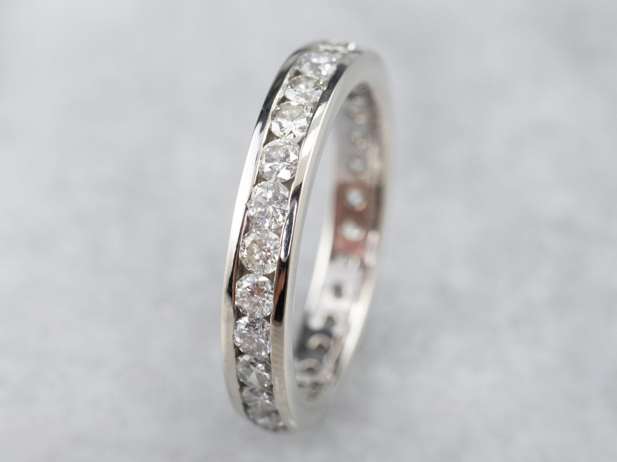 Channel Set Diamond Eternity Band