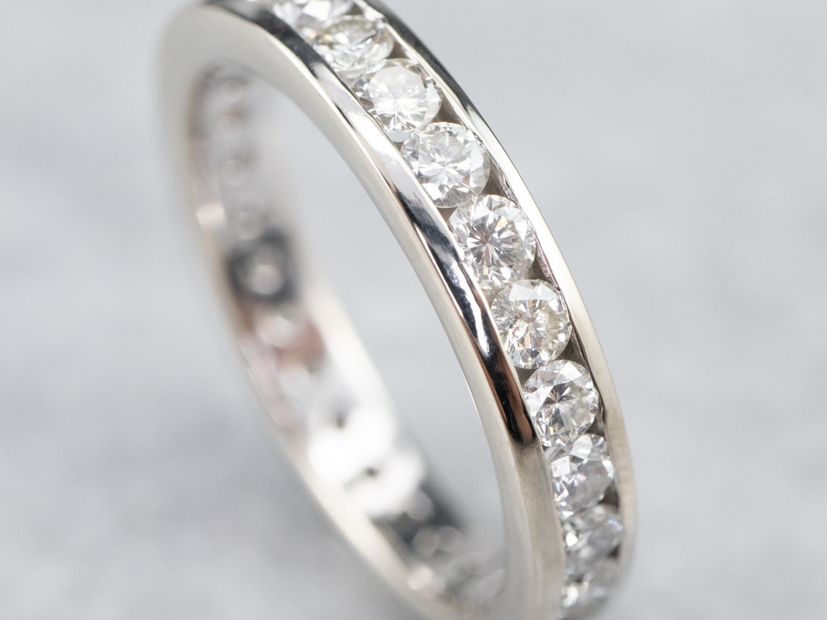 Channel Set Diamond Eternity Band