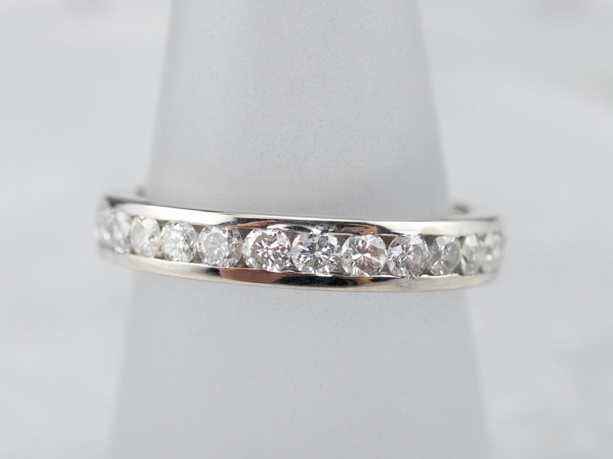 Channel Set Diamond Eternity Band