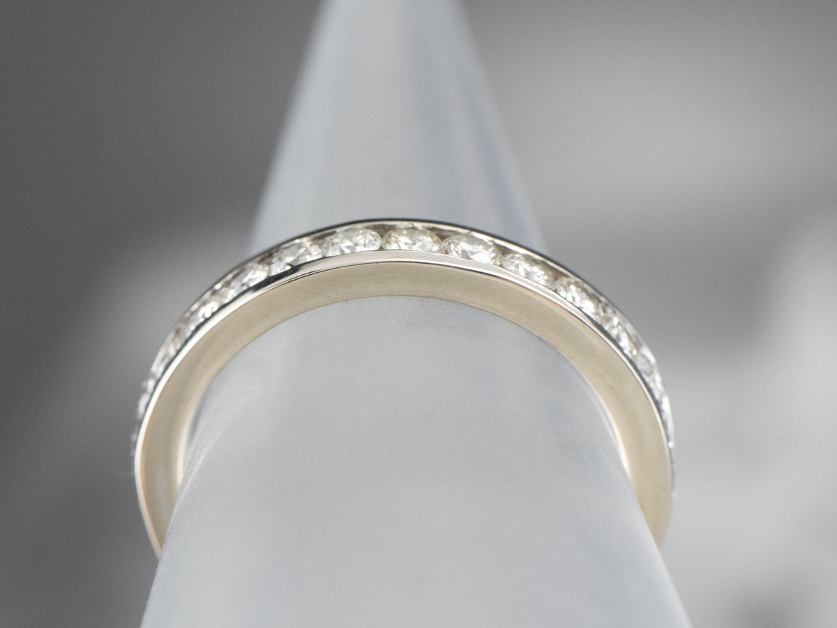 Channel Set Diamond Eternity Band
