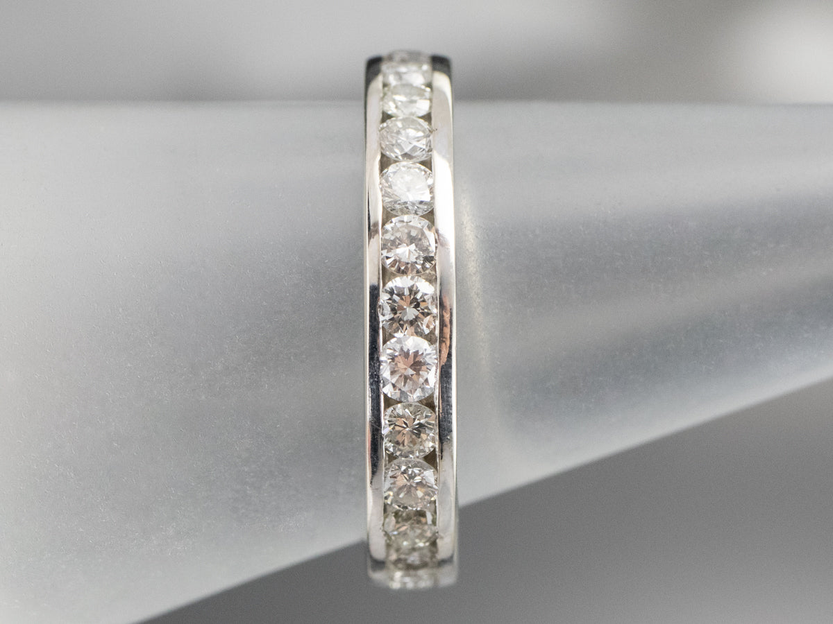 Channel Set Diamond Eternity Band