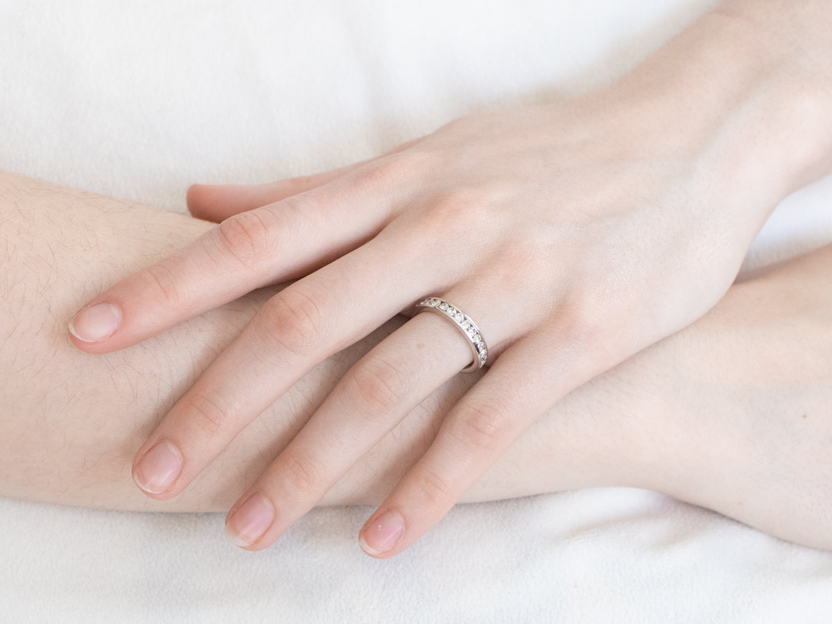 Channel Set Diamond Eternity Band