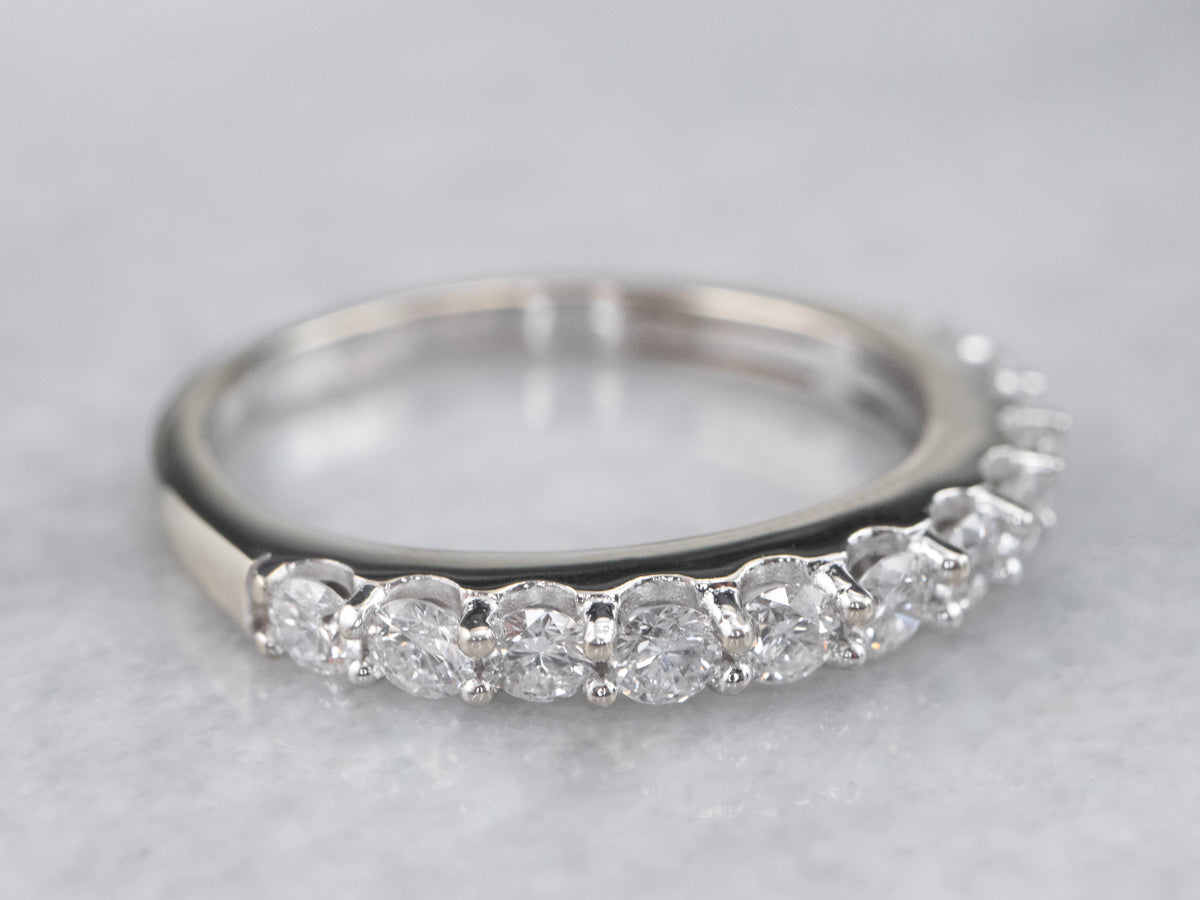 *RESERVED* Diamond White Gold Wedding Band