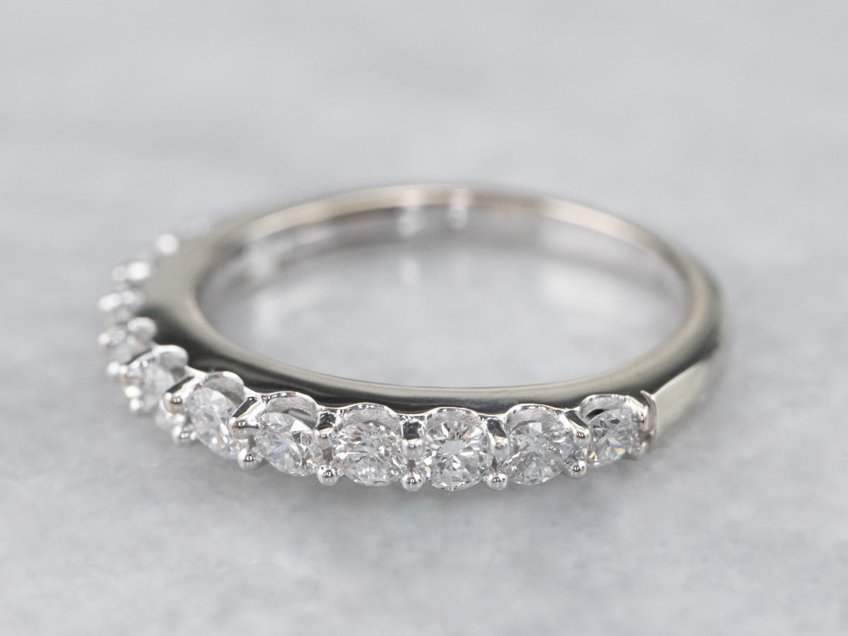 *RESERVED* Diamond White Gold Wedding Band