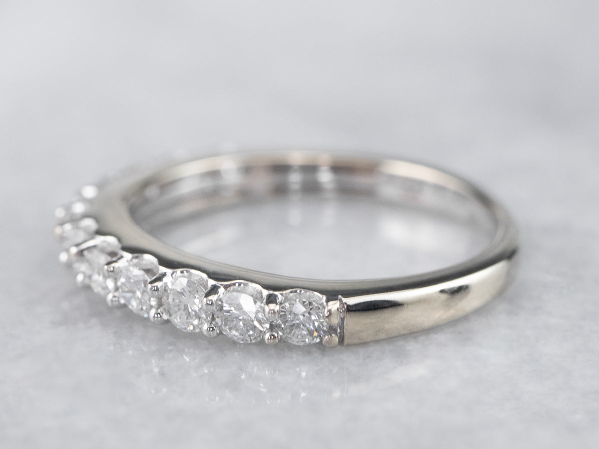 *RESERVED* Diamond White Gold Wedding Band