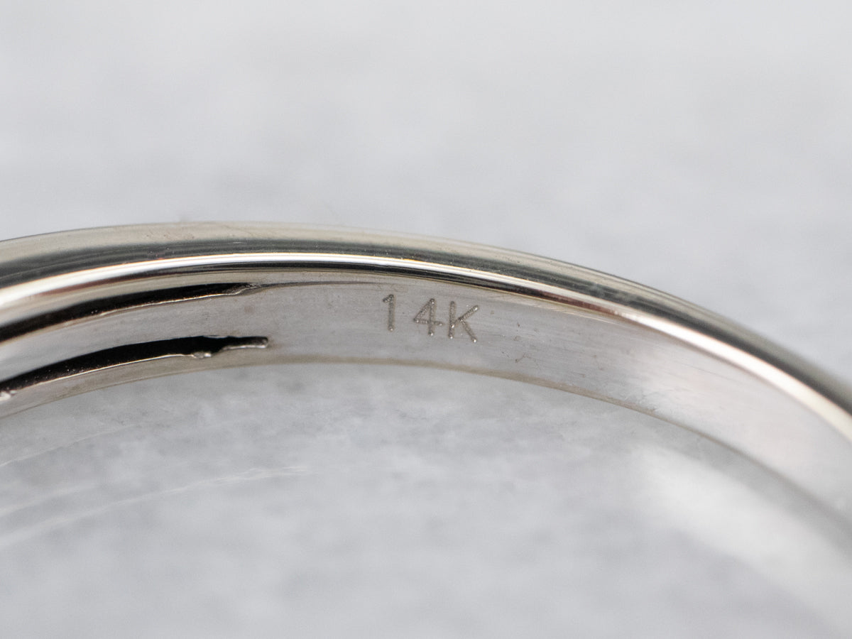 *RESERVED* Diamond White Gold Wedding Band