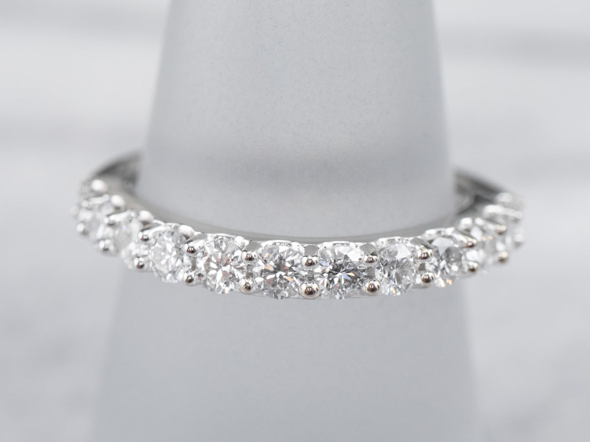 *RESERVED* Diamond White Gold Wedding Band