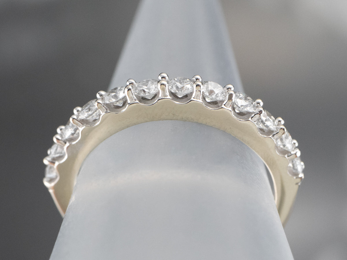 *RESERVED* Diamond White Gold Wedding Band
