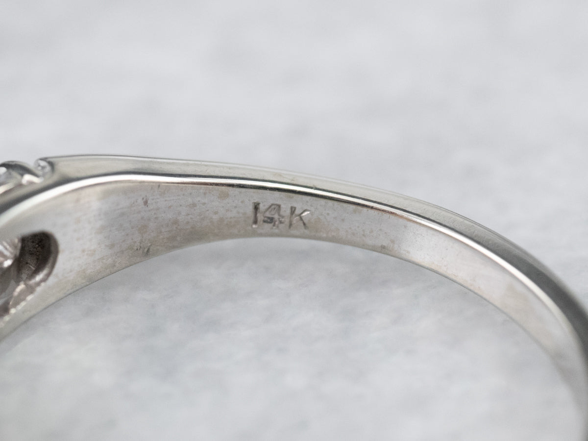 Diamond White Gold Wedding Band