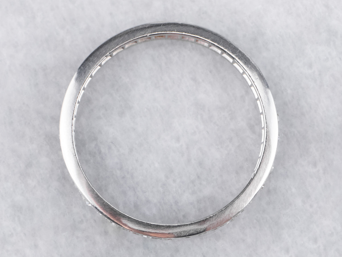 Platinum and Diamond Eternity Band