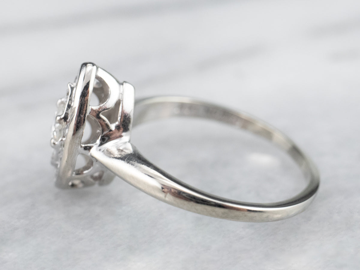 Marquise Diamond Cluster Ring