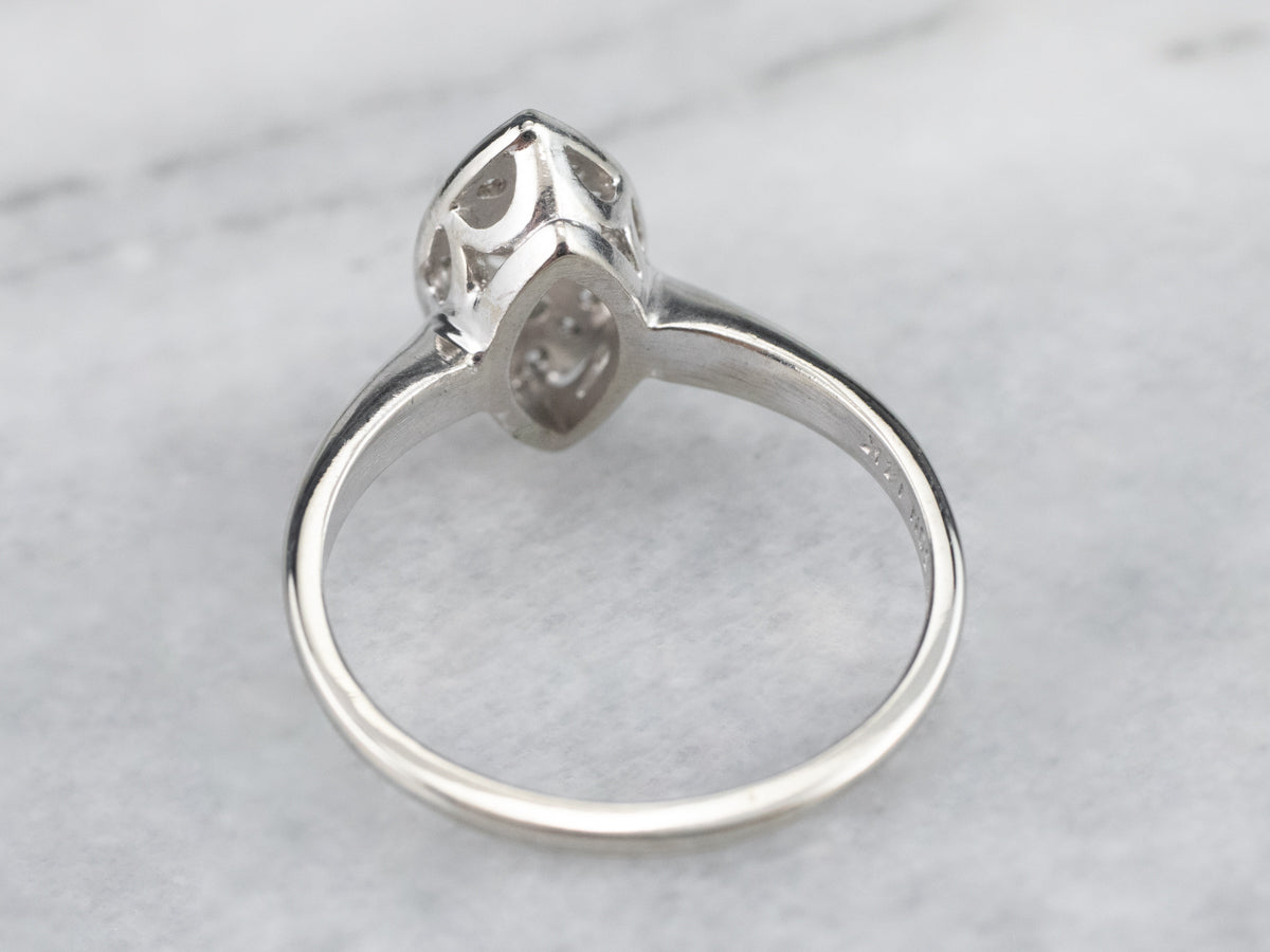 Marquise Diamond Cluster Ring