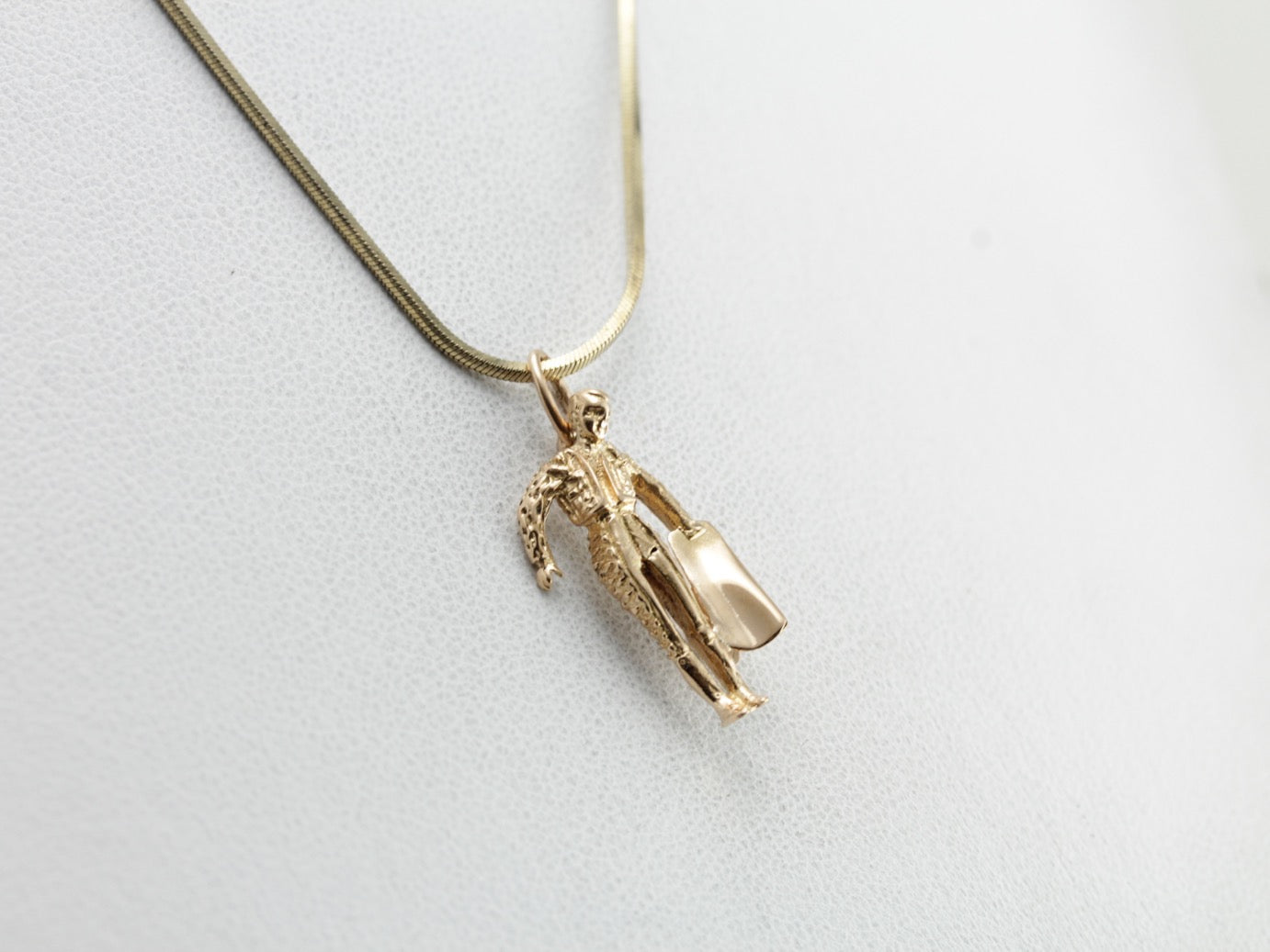 Matador Charm, Bullfighter Charm in Yellow Gold