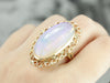 Bold Opal Cocktail Ring in Filigree Frame