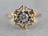 Iron Cross Style Antique Diamond Ring
