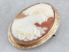 Antique Cameo Gold Brooch
