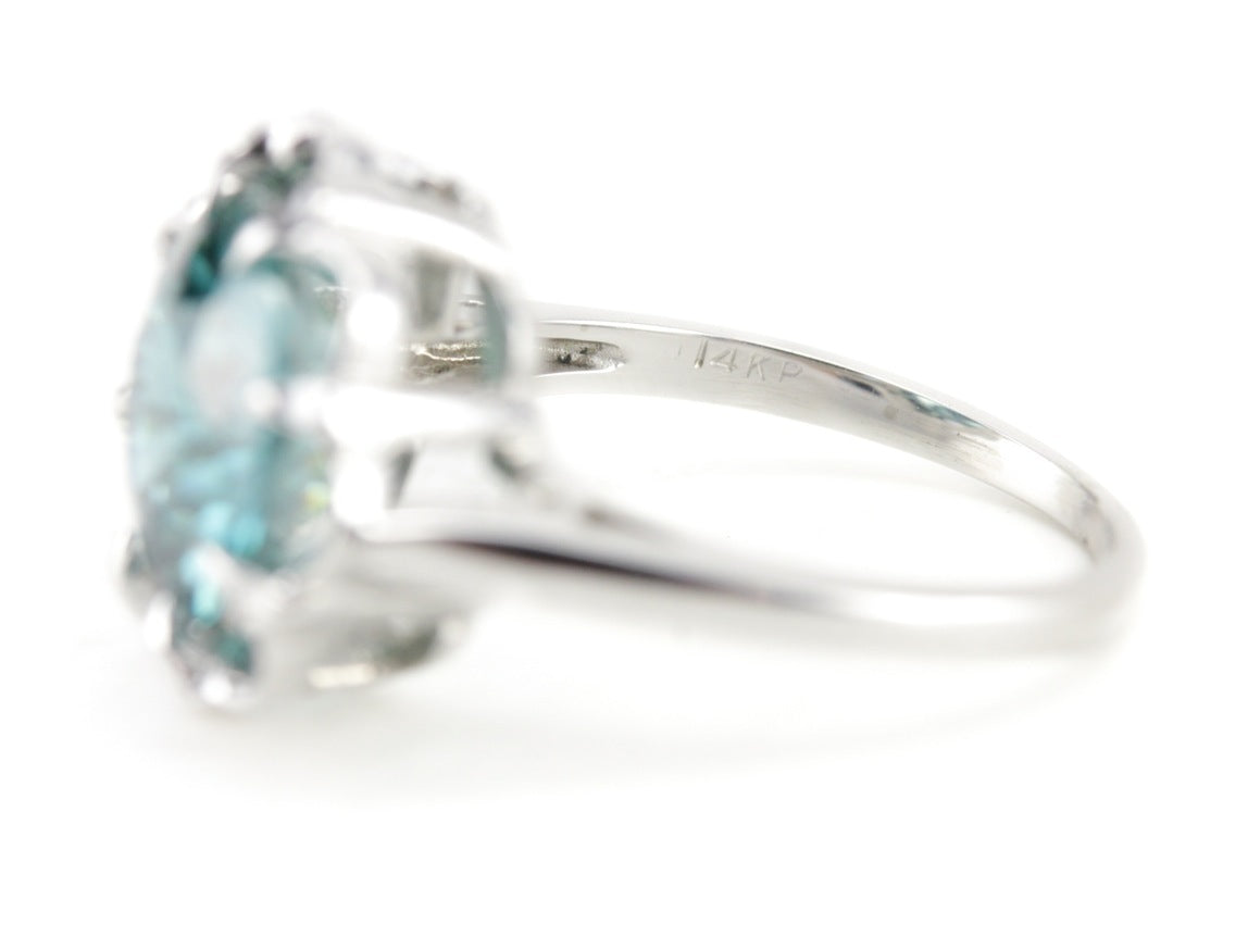 The Grace Blue Zircon Ring
