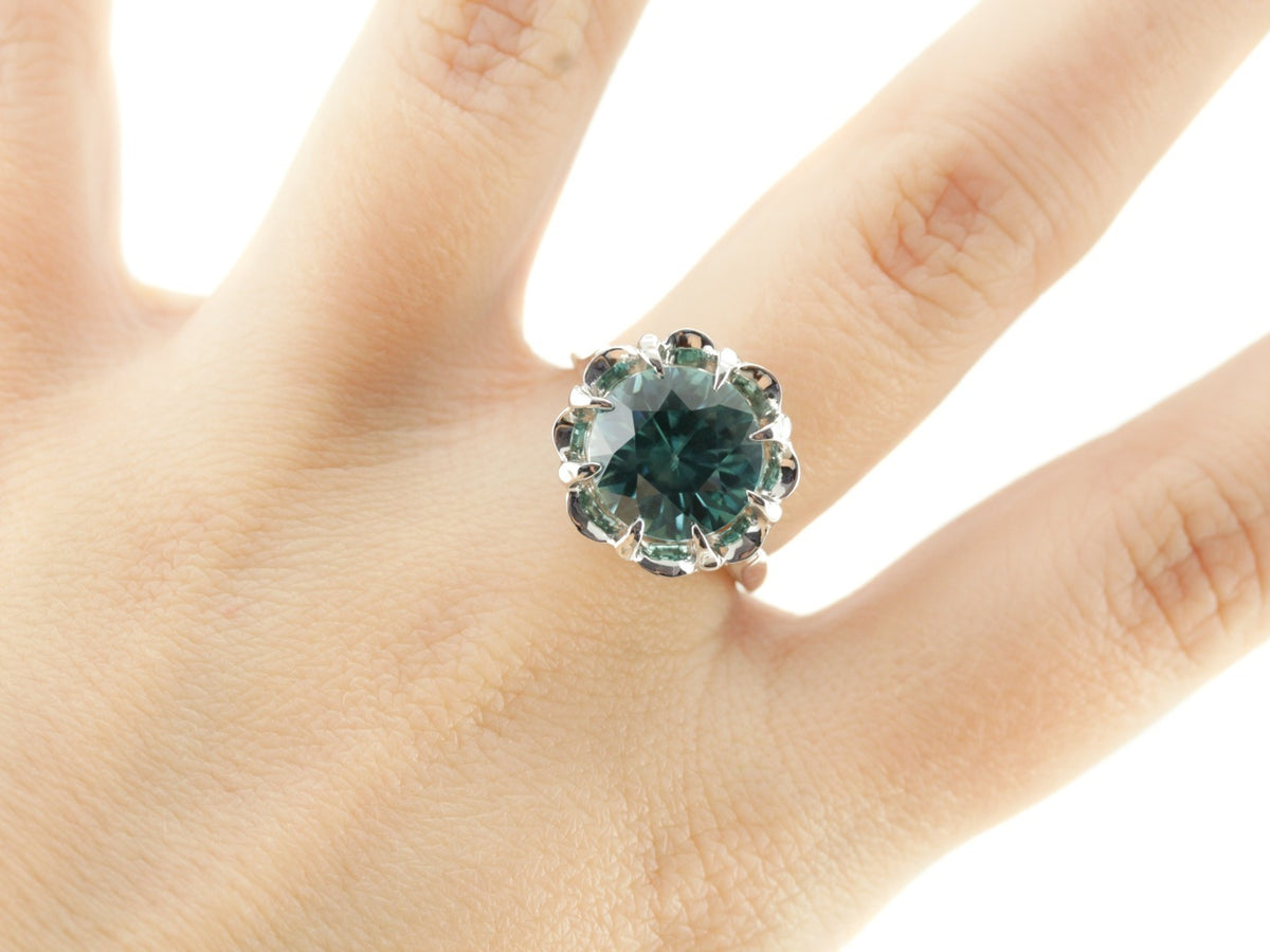 The Grace Blue Zircon Ring
