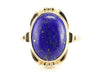 Starry Night, The Lapis Hadley Cocktail Ring from Elizabeth Henry
