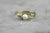 Classic & Sweet: White Pearl and Diamond Ring