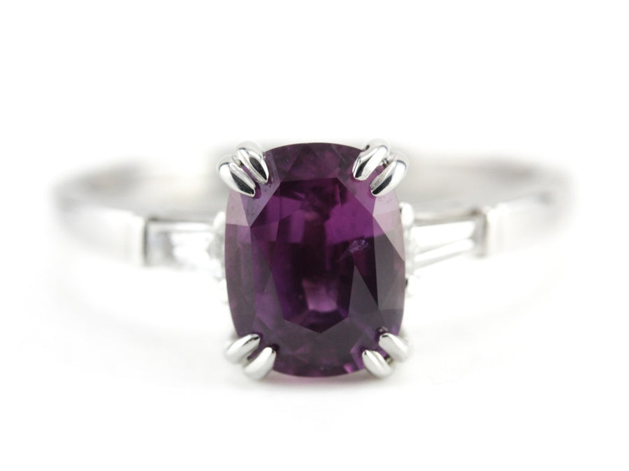 Plum Purple Sapphire Piscataqua Ring by Elizabeth Henry