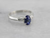 Lovely Sapphire and Diamond Engagement Ring