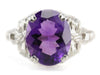 Amethyst Cocktail Ring in The Betty Setting by Elizabeth Henry