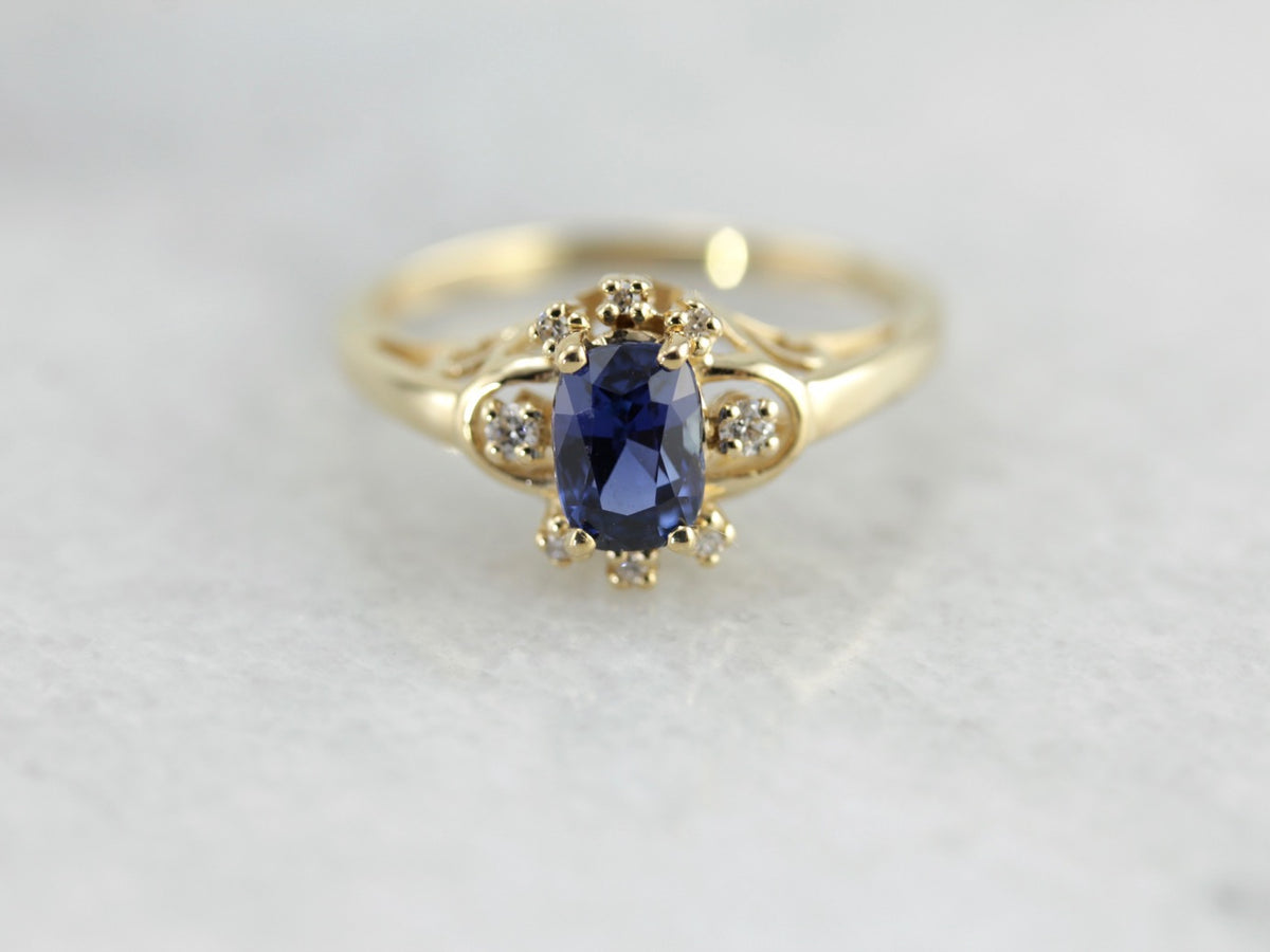 Sapphire Engagement Ring