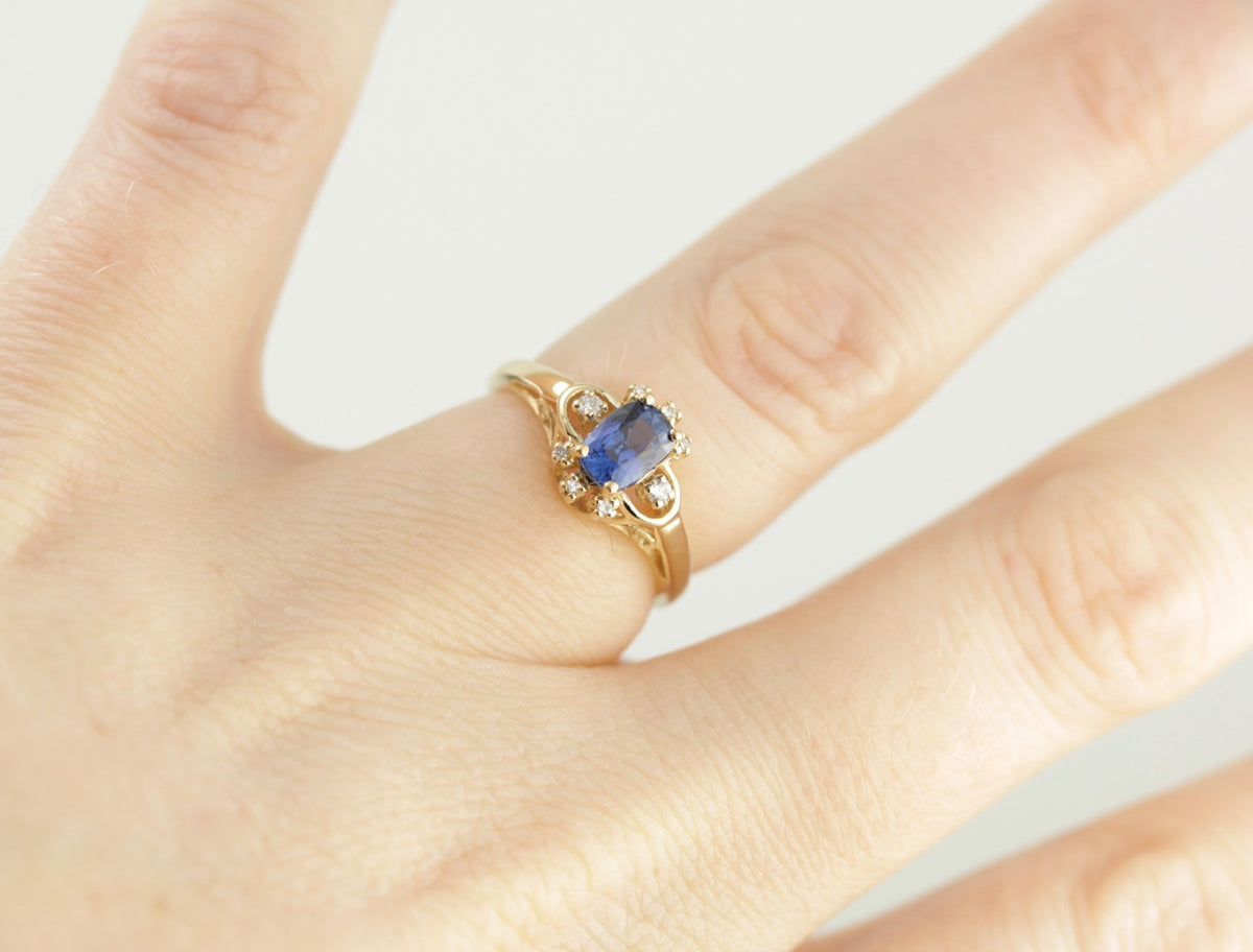 Sapphire Engagement Ring