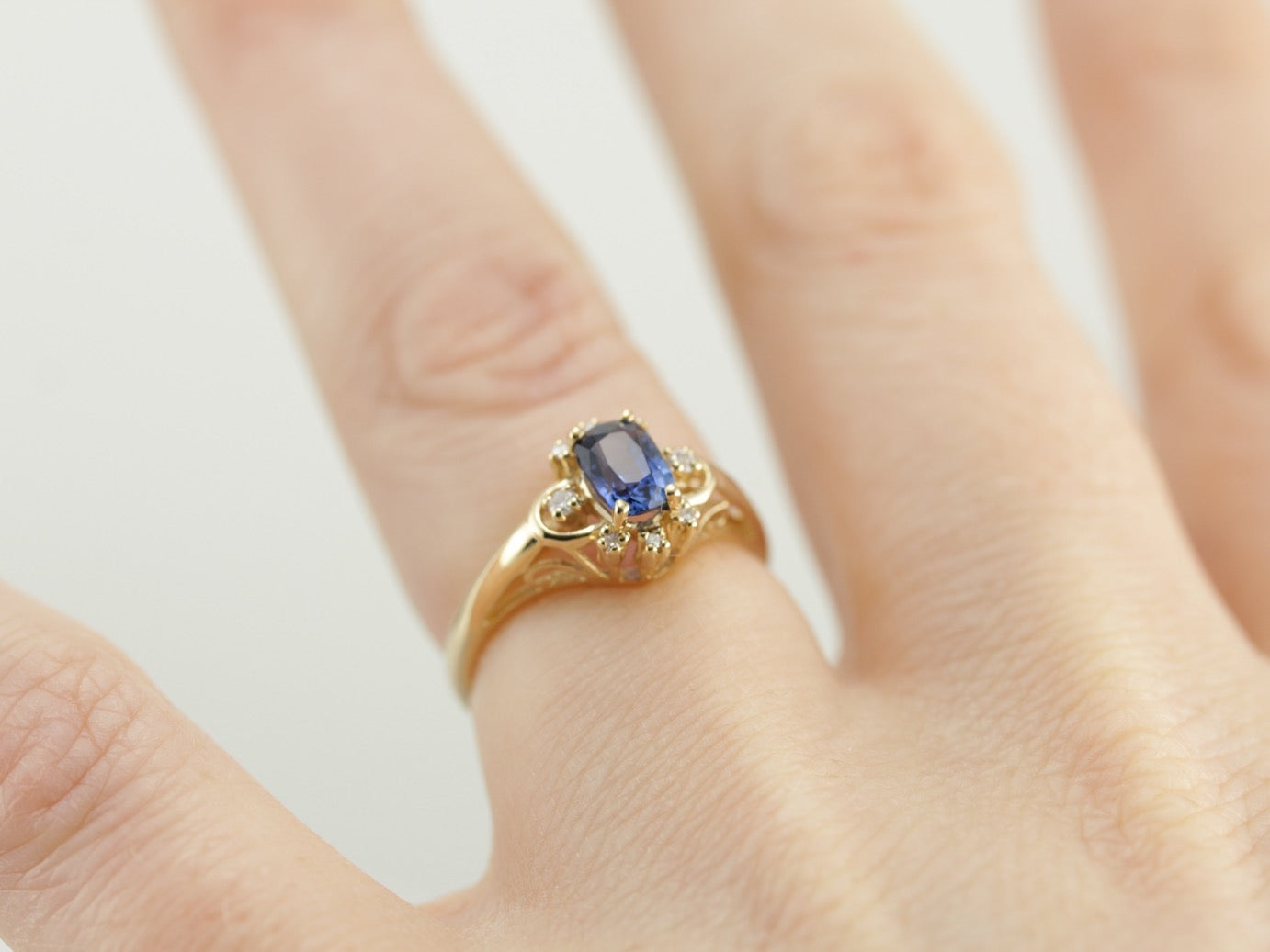 Sapphire Engagement Ring