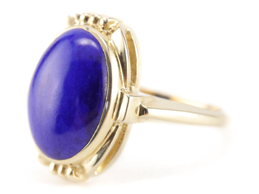 Midnight Hadley, Lapis Cocktail Ring by Market Square Jewelers
