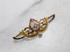 Stunning Art Nouveau/Belle  poque Brooch with Opal and Diamond