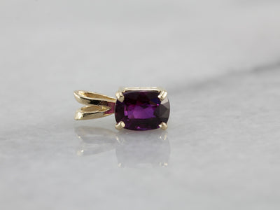 Blackberry Purple Sapphire Pendant