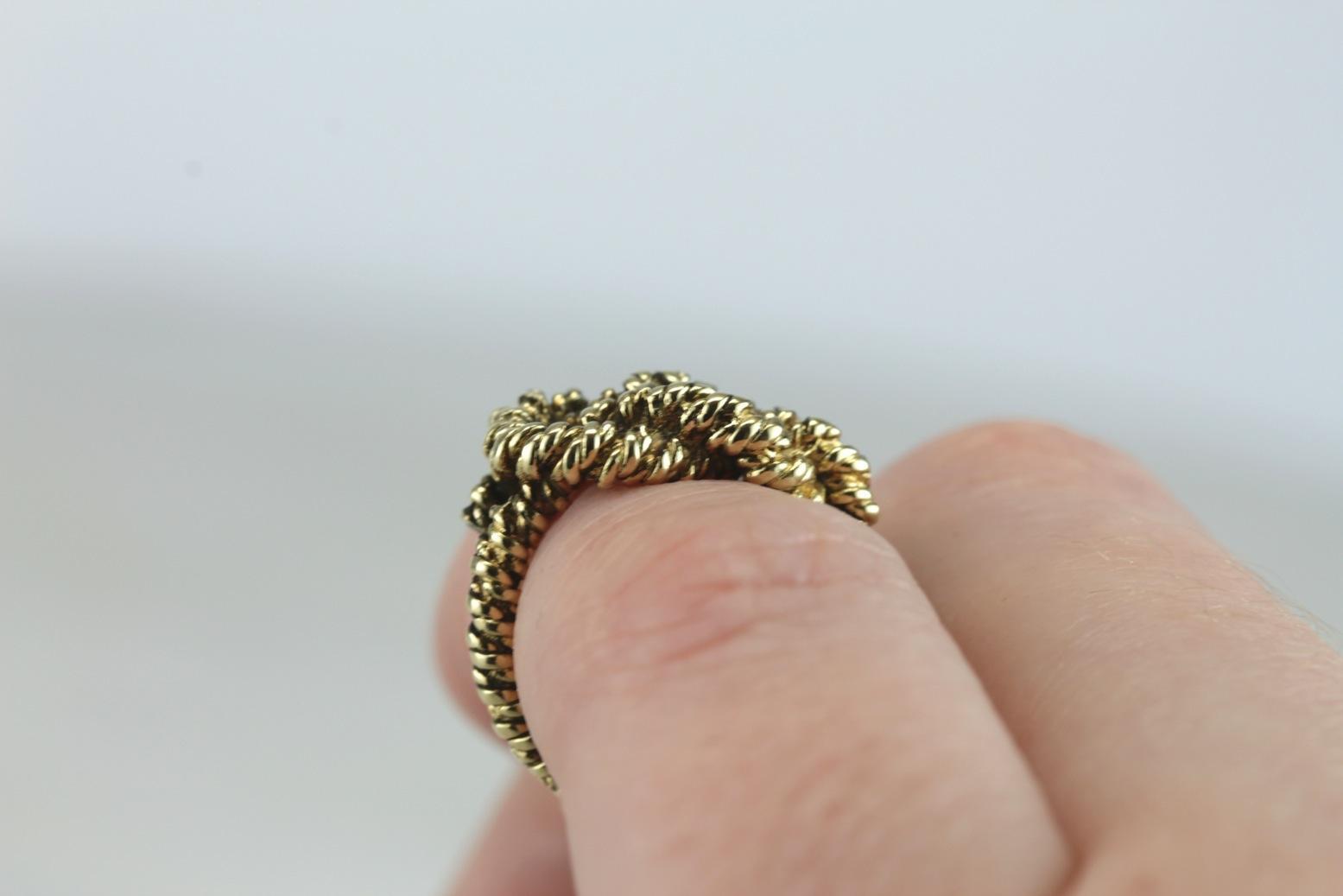 Love Bound: Vintage 18K Gold Knot Ring, Promise Ring