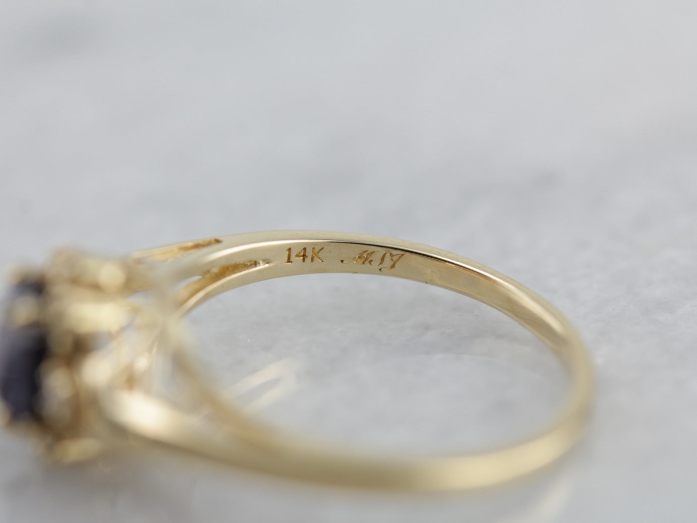 Sapphire and Diamond Ring