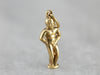 Classic Brussels Statue Gold Charm