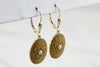 Brushed Gold: High Karat Cufflink Conversion, Textured Gold & Pearl Drop Earrings