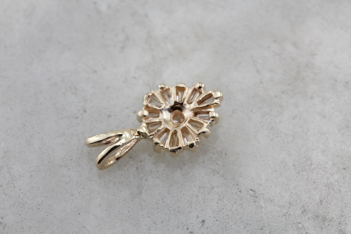 Twinkle Twinkle, Little Diamond Heart Drop Pendant