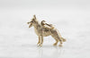 Vintage K9 German Shepherd Dog Charm or Layering Pendant