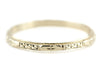 The Cora 14K Yellow Gold Band by Elizabeth Henry