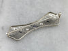 Old Mine Cut Diamond Art Deco Pin