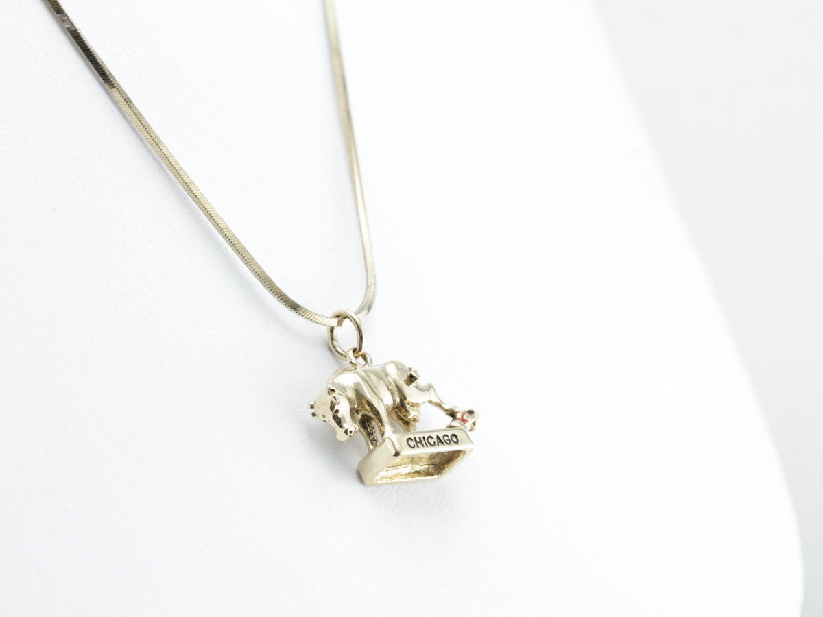 October 8, 1871 The Great Fire of Chicago Gold Charm