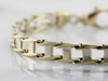 Men's Polished Gold Link Bracelet