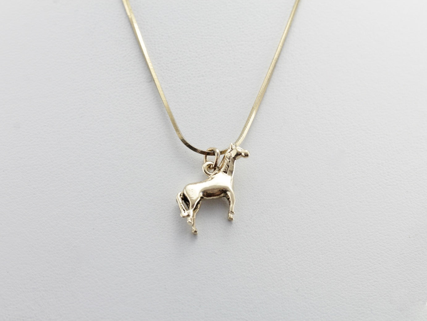 Sweet Standing Horse Charm or Layering Pendant