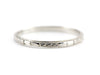 The Cora 14K White Gold Band by Elizabeth Henry