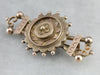 Victorian Era Rose Gold Bar Pin