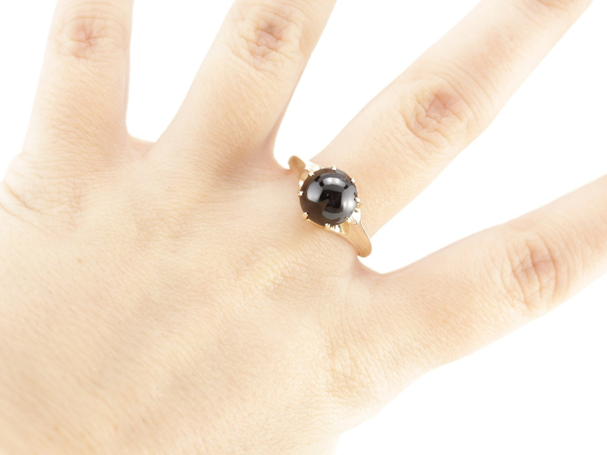 The Woodman Cat's Eye Cocktail Ring