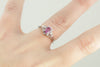Pink Sapphire Engagement Ring