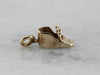Sweet Vintage Baby Shoe Charm in Yellow Gold
