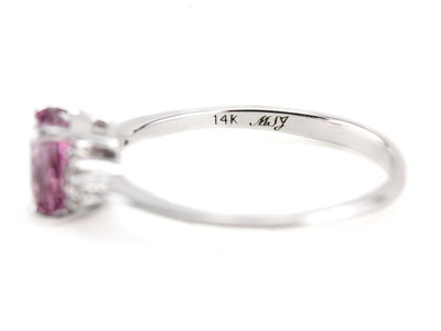 The Virginia Rose, Light Pink Sapphire Engagement Ring